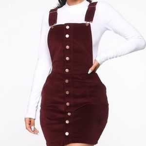 Fashion nova corduroy skirtall
